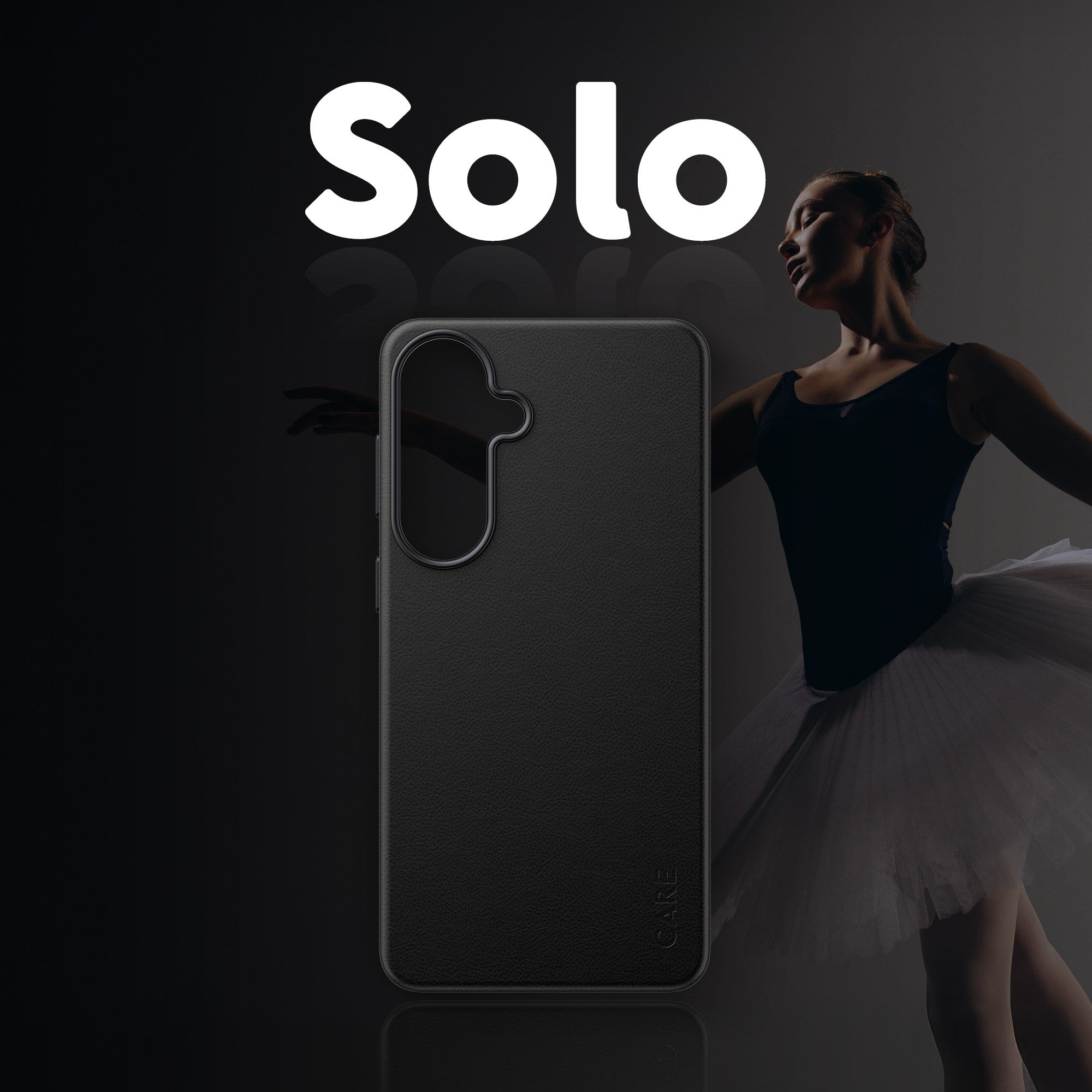 CARE™ by PanzerGlass® Solo Case Sort m. Qi Samsung Galaxy S26